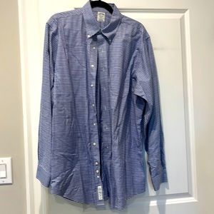 Brooks brothers size 17 1/2 - 37, button down dress shirt